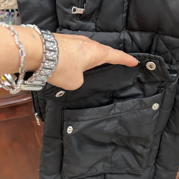 Free Country Women's Down Jacket Black Power Down Series Puffer Hooded - Picture 8 of 10